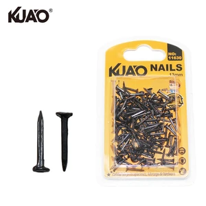 Black Coated High Strength Steel Shoe Nails for Leather Footwear Repair 13mm 150pcs