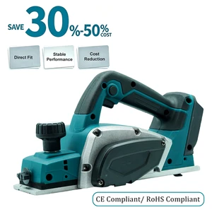 Professional 82mm Electric Hand Planer 18V Cordless Rechargeable Auto Torque Heavy Duty Wood Planing Tool