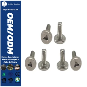 Metric SS304 Triangle Socket Bolts Anti Theft Delta Head Fasteners Precision Machine Metal Screws For Home Appliances