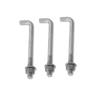 Hot Dip Galvanized Carbon Steel J Anchor Bolt for Concrete Steel Structure Fixing