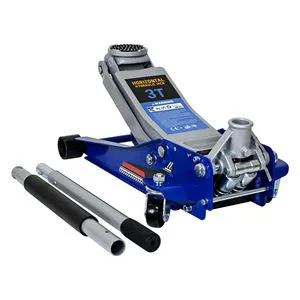 Powerhouse Dual-Piston Hydraulic Floor Jack 3 Ton Steel Car Jack Low Profile Lifting Tool for Vehicles