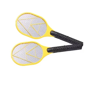 2025 Electric Insect Killer Racket - USB Rechargeable Bug Zapper Mosquito Swatter with UV Lure Light & Stand Base