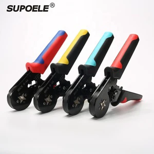 Tubular Terminal Crimping Tools HSC8 6-4A Steel Industrial Grade Pliers 0.08-10mm2 28-7awg Terminals High Precision Electrical