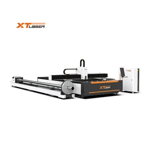 Raycus IPG 3000W Laser Source Integrated Tube Plate Laser Cutting Machine For Metal