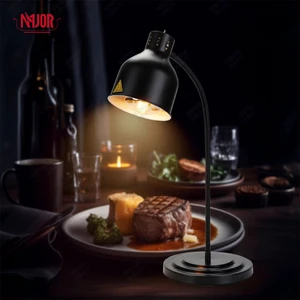 Bufft Food Warmer Light Portable Commercial Restaurant Food Heating Lamp Fixtures Food Warmer Lamps Kitchen Equipment