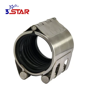 Stainless Steel Plumbing Pipe Fitting Repair Clamp Single Clip Folding Repairer Clamp