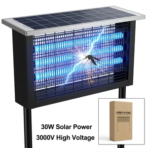 Bulk Price Solar Powered Mosquito Zapper High Power Long Standby Insect Killer for Global Distributors Pest Control Projects
