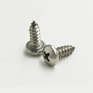 Plain Stainless Steel Self Tapping Screw No.8X1/2
