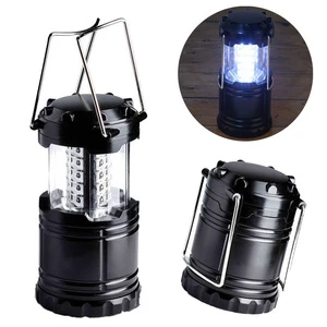 LED Outdoor Camping Lantern Telescopic Lighting AA Battery Powered 30 LED Torch Foldable Portable Emergency Lamps IP20 Rated