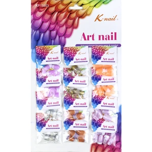 G.Nail 12 Packs Printed and Colored French Manicure with Full Nail Paste with Fast Delivery