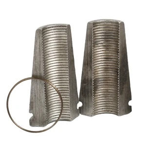 Barrel Metal Wedge PC Strand Anchor Wedge Post Tension Accessories Wedges For Prestressed