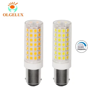 Dimmable BA15D 120 Volt Double Contact Base Led Light Bulbs T3/T4/C7/S6 Soft Warm White BA15D Sewing Machine Bulbs