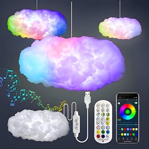 Modern RGB LED Atmosphere Light with App Control Music Sync Dimmable for Bedroom Holiday Decoration Lamp