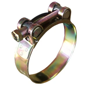 Single bolt super hose clamp