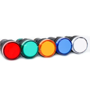 LED Power Indicator 220V AD16-22DS General signal Light 12V/24V/380V Red/green/yellow/blue/white