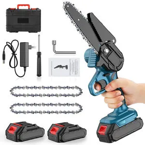 Popular Style Rechargeable Brushless Mini Battery Chainsaw 4 Inch 6 Inch Cordless Electric Diamond Chain Saw Sharpener