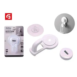 Modern Design Stainless Steel Suction Cup Robe Hook for Bathroom and Kitchen Accessories