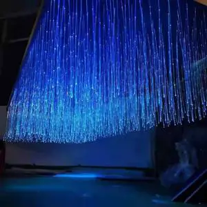 LED Fiber Optic Light Kit IP65 Waterproof 6000K Daylight Dimmable Star Ceiling Projector Tree Wood Wall Garden Lighting