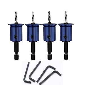 8mm Shank Drill Bit Cores Countersink Drills Router Bit Woodworking Tool