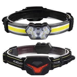 Wholesale Outdoor Fishing Riding Sports LED Camping IP54 Waterproof Headlamps Adjustable Beam Super Bright Light Rechargeable