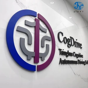 Custom LED Light Sign Acrylic & Stainless Steel Outdoor Business Advertising Sign with Custom Logo Colors & Sizes