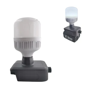 New Rotary Switch Portable Light,replaceable Bulb Powered by Tool Battery Work Light