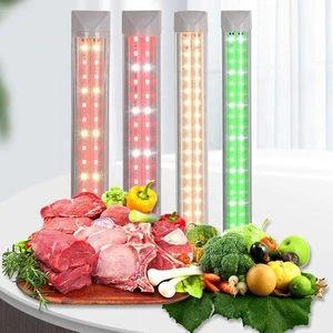 Commercial Display Light Double Row LED Tube High Color Rendering for Pork Vegetable Fruit Seafood Market Lighting