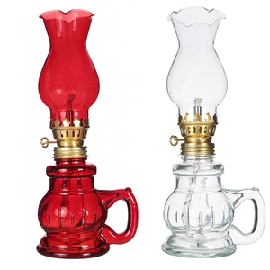 Retro Glass Kerosene Lanterns Handmade Home Decor Night & Emergency Lights Camping Atmosphere