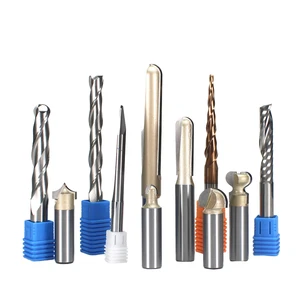 YingBa Customizable CNC Wood Router Bits Carbide End Mill Milling Cutter Fresas Para Madera Carpentry Wood Cutting Tools ODM OEM