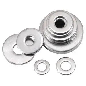 Stainless Steel Plain Surface Flat Washers | High Precision Metal Gasket for Industrial Fastening ISO9001 Certified
