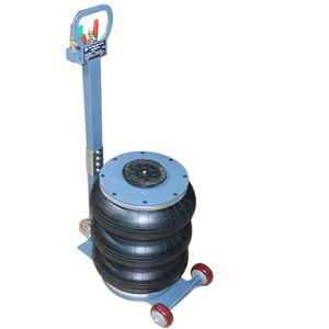 3-Ton Galvanized Steel Horizontal Hydraulic Air Jack with 144cm Max Height and 1 Year Warranty for Vehicle Maintenance