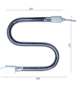S Shape Infrared Dryer Lamp for Textile Screen Printing Flash Dryer Lamps