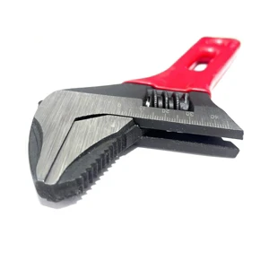 Adjustable 6'' Wrench for Bathroom Maintenance Comfortable Non-Slip Grip Detachable Lightweight Short Handle Carbon Steel OEM