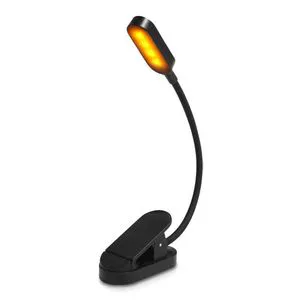 Desk Lamp Reading Light Clip Light ABS 9 LED USB Rechargeable 3-Color Flicker-Free Gooseneck With Anti-Slip Pad for Study Office