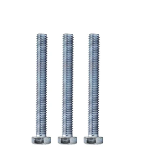 Hebei Factory Carbon Steel DIN933/DIN934 Hex Bolts and Nuts 1/4