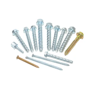 12*110mm 10B21 White Galvanized Concrete Screw Masonry Anchor Concrete Anchor Screw