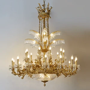 Empire Large Luxury Stair Big Gold Tree Branch Chandelier Villa Hotel Lobby Project Custom Crystal Hanging Wedding Pendant Light