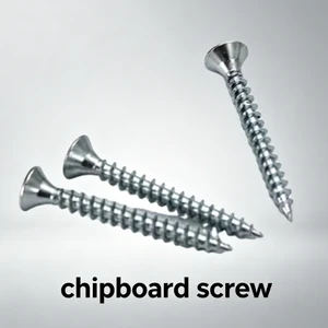 DIN7505 Zinc Plated Self-tapping Chipboard Screw for Connecting Wooden Boards and Thin Steel Plates