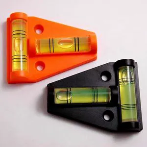 Mini Bubble Spirit Level T-type Spirit Level Round Square DIY Measuring Tools for Photos Frame Desk Daily Frame Surface Leveler