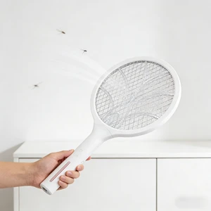 Multi-Function Mosquito Killer Racket, Lithium Battery, 3-Layer Net, Fly & Bug Zapper