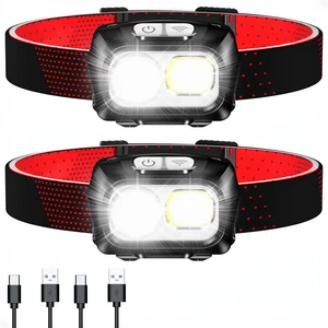 Headlamp, Long Endurance, Multi-color Temperature, Ultra-bright, for Outdoor, Night Running, Sports, Mountaineering and Mining.