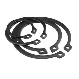 Yuexing GB894-1976 National Standard Steel Shaft Retaining Ring Elastic External Tooth Oxidation Blackening Finish A-Type C-Type