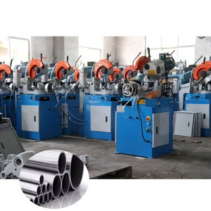 45 Angle Hydraulic Pressure Automatic Aluminum Plastic Pipe Cutting Machine Portable Square Tube Cutter High Safety Brand New