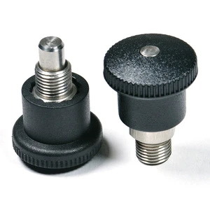Anti-Rust 304 Stainless Steel Hand Retractable Spring Plunger Non-Locking Indexing Plunger With Nylon Knob For Industrial Use