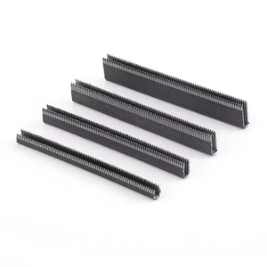 High Strength Galvanized Staples U Shaped Metal Nail Heavy Duty U Shape Nails for Woodworking Furniture Upholstery