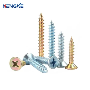 Zinc Anode Countersunk Double Head Self Tapping Screw 70mm 80mm 100mm Metric Measurement for Chipboard and Wood Board