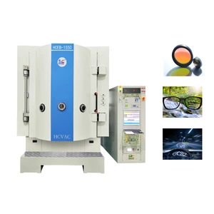 HCVAC AR AF E-beam Gun PVD Vacuum Optical Coating Machine Mobile Phone Cover Glass PC PMMA