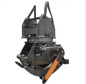 Highly Efficient 360-Degree Rotating Excavator Clamping Saw Fully Integrated Grab Saw For Logging Saving Time And Effort