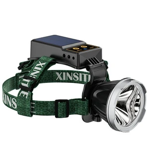 Solar Headlamp P100: Multi-Function, Long-Range, Rechargeable Via Sunlight.