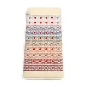 Chakra Rainbow Crystal Heated Low-intensity Laser Therapy (LLLT) Photobiomodulation Infrared PEMF Mat Mini
